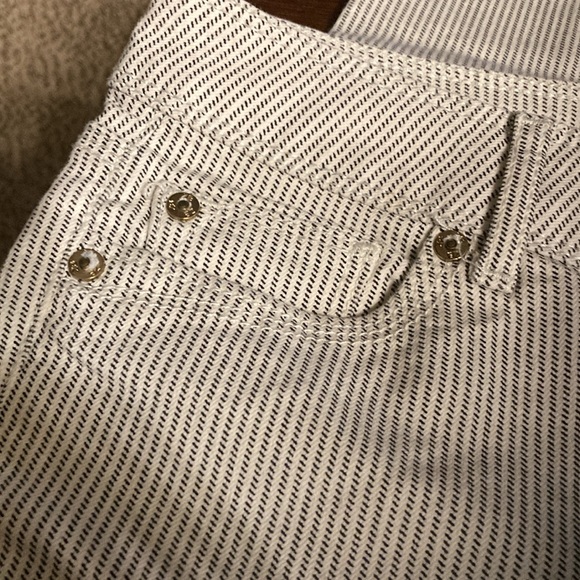 Zara basic denim Z1975 pin striped skinny jeans stretchy size 6 US . Pre owned - Picture 4 of 12